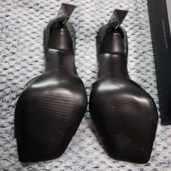 Nine West Haveit Heeled Slide Sandals - Picture 2 of 5